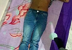 Indian Wife Fucks Husband's Friend in Bedroom