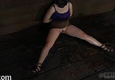 Is This Ferocious Whipping Too Much For The Cute Girl, Or Does She Crave More?