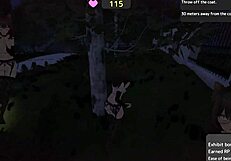 Seleka-san completes park missions nude