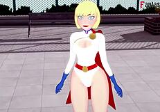 Power Girl Free POV With Superman In Full Fantasy