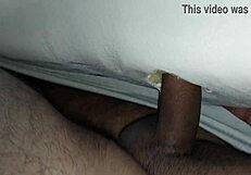 I fuck the mattress hole and cum all over it