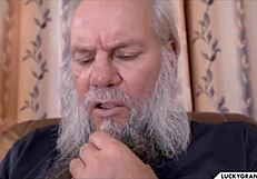 Coroa dominates hot novinha with raw crossdressing action in steamy encounter.