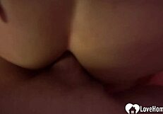 Young and straight forward, amateur brunette gets it hard in every hole