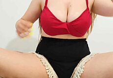 big boob bathing season starts with squirting