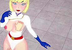 Power Girl Free POV With Superman In Full Fantasy