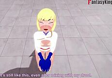 Power Girl Free POV With Superman In Full Fantasy