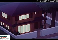 Beautiful big tits and big ass in animated porn movie in 60fps