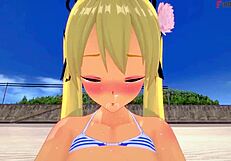 Marie Rose says, 'Fuck me in this bikini on the beach!'