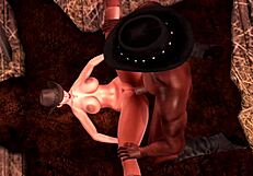 狂野西部卡通冒险性爱