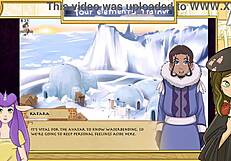 Small-boobed and big-boobed babes get trained in Avatar