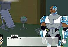 18titans part 21 enjoying blackfire