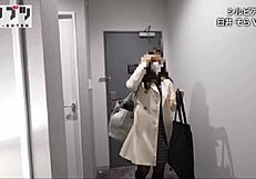 Pretty asian with big tits gets subtle body touch, raising feelings gradually