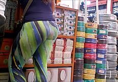 Wow, Tremendo Culo Voyeur Action!