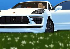 Sultry Mia Hayes in steamy Porsche experience