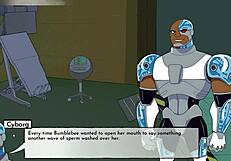 18titans part 21 enjoying blackfire