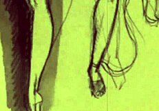 Vintage erotic illustration from antique comic