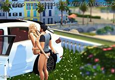 Mia Hayes Drives Her Porsche In This Exciting Cartoon Adventure