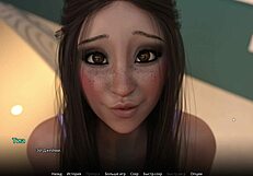Beautiful anime game with a 3 girl fun and lots of anal sex