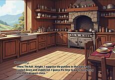 hey, in archalchemy hentai game ep 1, my maid stepmom skips panties!