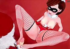 Elastigirl จัดกับซานต้าผิดคนในหนังแฟนตาซี Incredibles เต็มเรื่อง