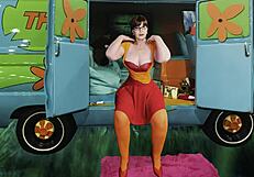 Velma Dinkley, the granny MILF who loves to suck cock