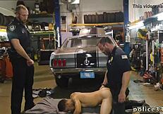 gay gothic twink teen gets involved with police using sex toys