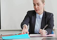 Hey, watch Valentina Ricci’s ass get wrecked by Christian Clay in this office bathroom!