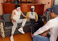 casting porno heterosexual latino y su primera vez teniendo sexo anal gay