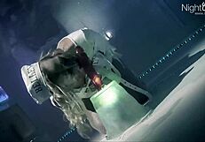 Sluts endure intense filling of mouth and pussy by monster cocks in group fuck