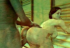 Old Meat Muscle Girl Dominates Gym Fucking Session