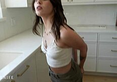 Yo, step-sis Chanel Camryn says her tight asshole’s ready for real anal