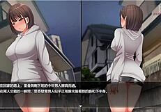 Shy girl tries taking off skirt while wandering dark alley