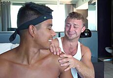 Workout Buddies Lick Fuck Ass Spread Rimjob Wet