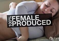 Pretty Redhead Khloe Hannahs Inserts Ben Wah Balls For Intense Orgasm