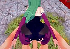 morrigan fucking hardsex halloween special 🎃