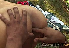 Muscular Latino Hunks Engage In Intense Outdoor Anal Cum