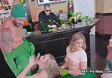 foursome cock sharing at the wild irish bar tonight?