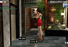 Anime Hentai Groping Boobs At Work In 3D Cartoon