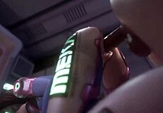 overwatch directs to action in this anime hentai scene