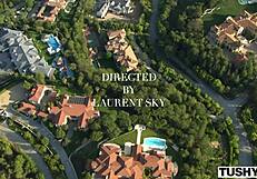 Tushy beauty Alex submits to intense double penetration domination