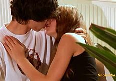 skinny teen just turned 18 gets wild in amateur action