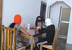 my best friend bet on a game of 31 and ended up losing her dignity poor whore now she has to fuck the winner