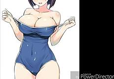 Beautiful anime-inspired adult film with a popular Hentai actress