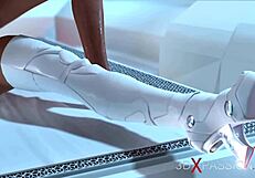 3D hentai featuring a dickgirl's wild anal sex adventure
