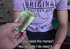 Wow, fucking horny latino gay man while counting money!
