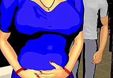 Devar's Intense 3D Cartoon Bhabhi Doggystyle