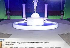 Beautiful young blonde’s sensual self-pleasure in a cartoon style game