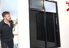 sexy neighbor blonde visits and chats intimately - homemade