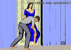 Devar's Intense 3D Cartoon Bhabhi Doggystyle