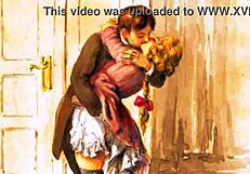 Vintage erotic drawings from antique collections